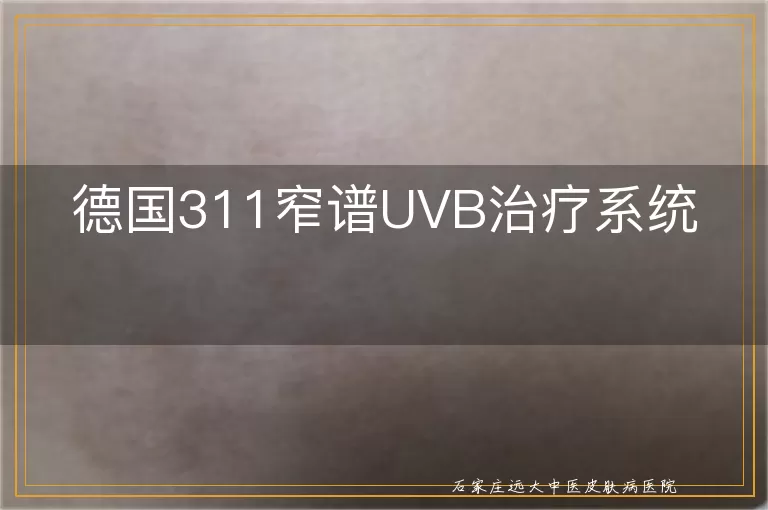 德国311窄谱UVB治疗系统
