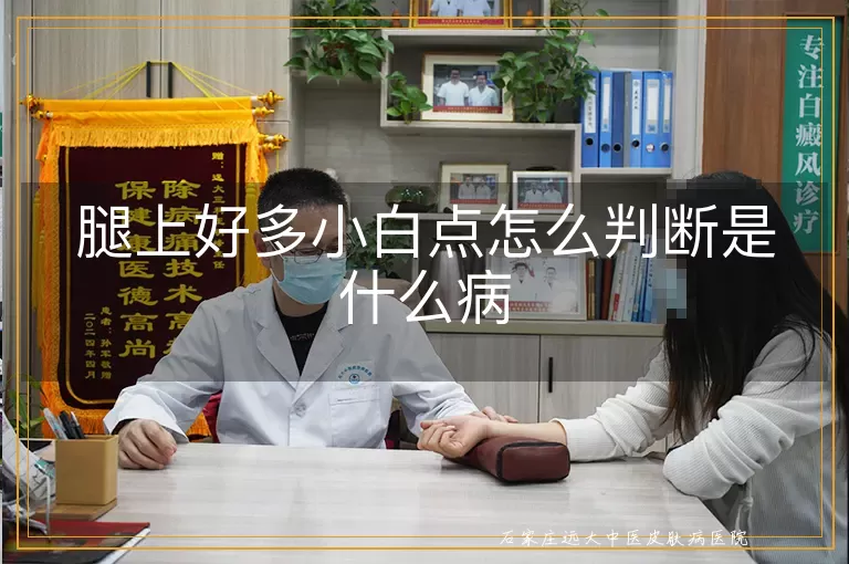 腿上好多小白点怎么判断是什么病