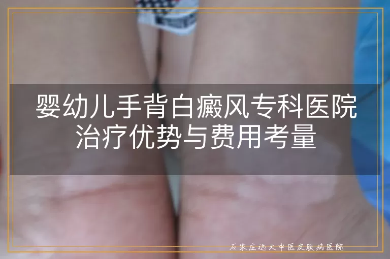 婴幼儿手背白癜风专科医院治疗优势与费用考量