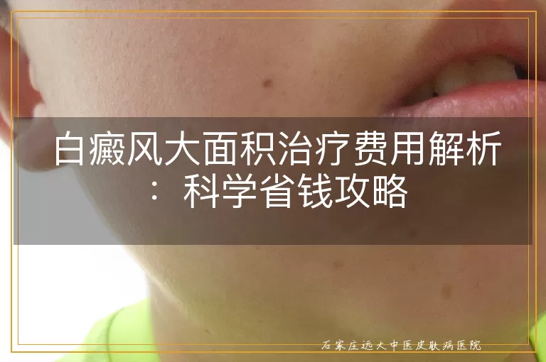 白癜风大面积治疗费用解析:科学省钱攻略