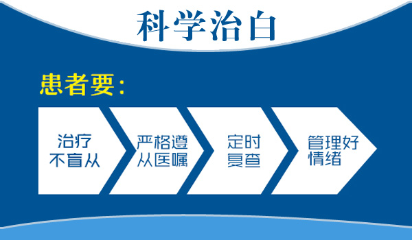 15岁男孩额头长白块用什么方法治疗好的快